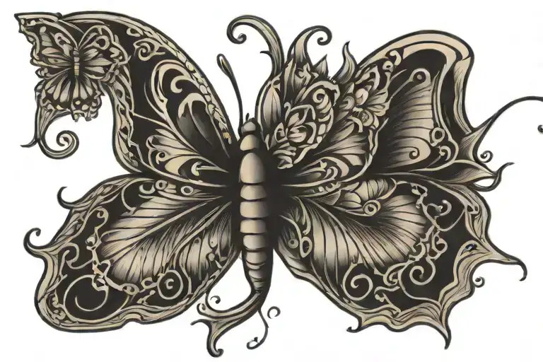 Pretty Butterfly That Sits