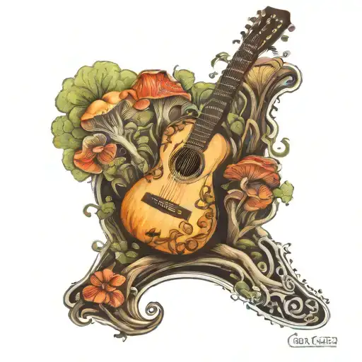 Guitar Forest Mushroom