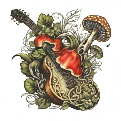 Guitar Forest Mushroom