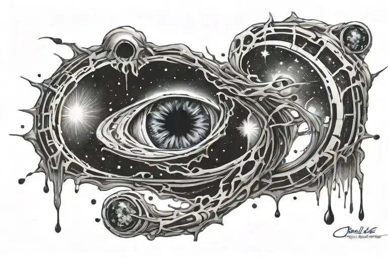 Galaxy Space Black Hole Eating