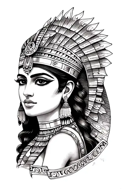 Cleopatra Facing Forward