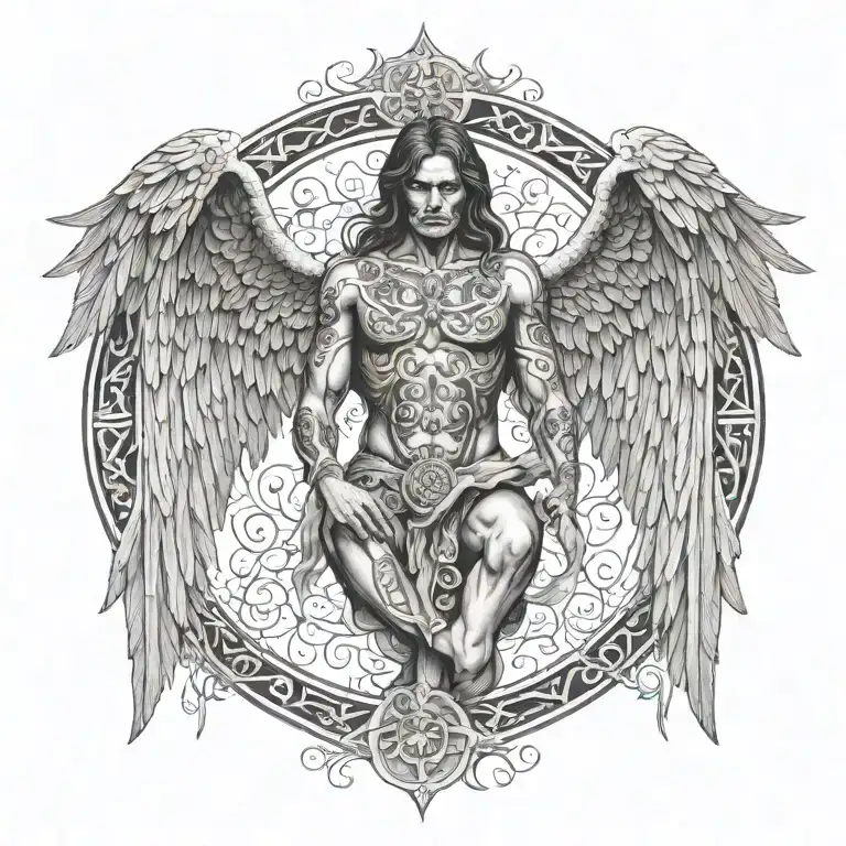 Angel Death Love Family Strength Courage