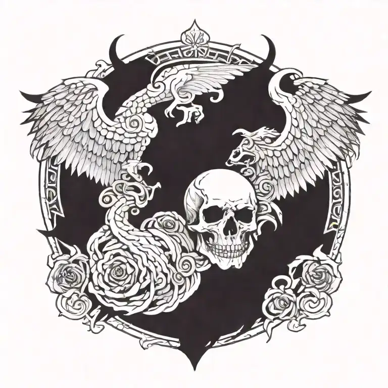 Death Angel Love Family Strength Courage Bravery Honor Demon