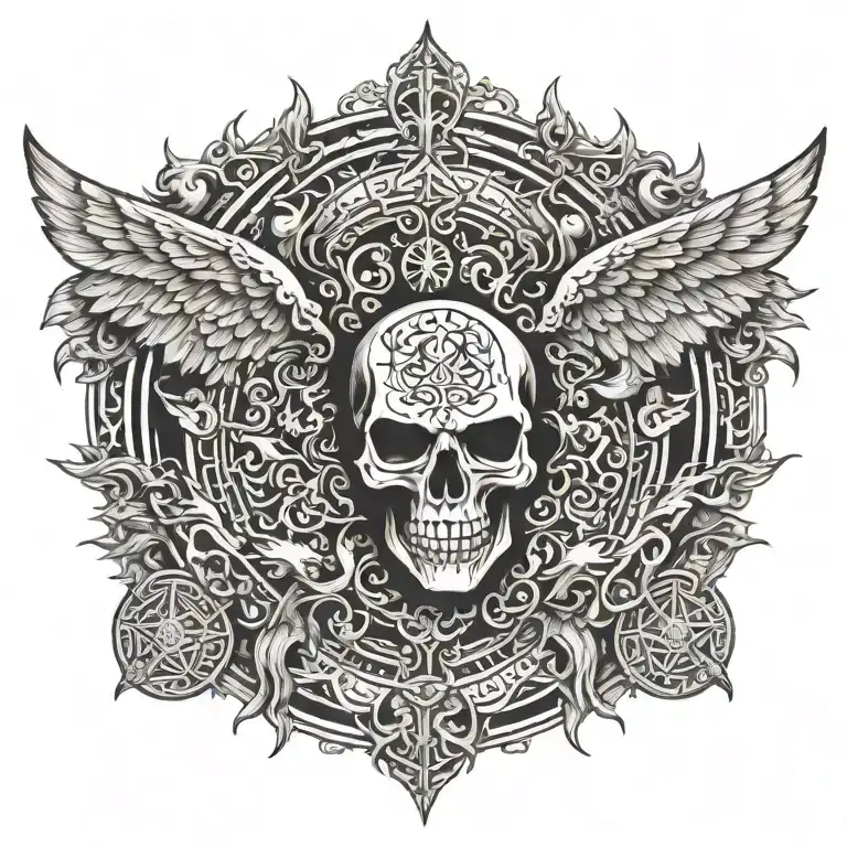 Death Angel Love Family Strength Courage Bravery Honor Demon