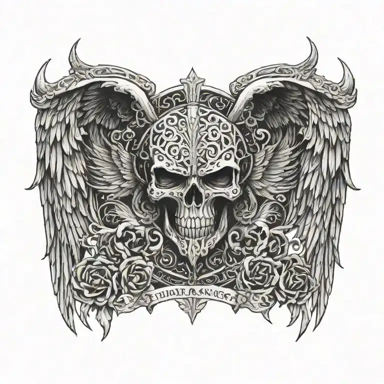 Death Angel Love Family Strength Courage Bravery Honor Demon