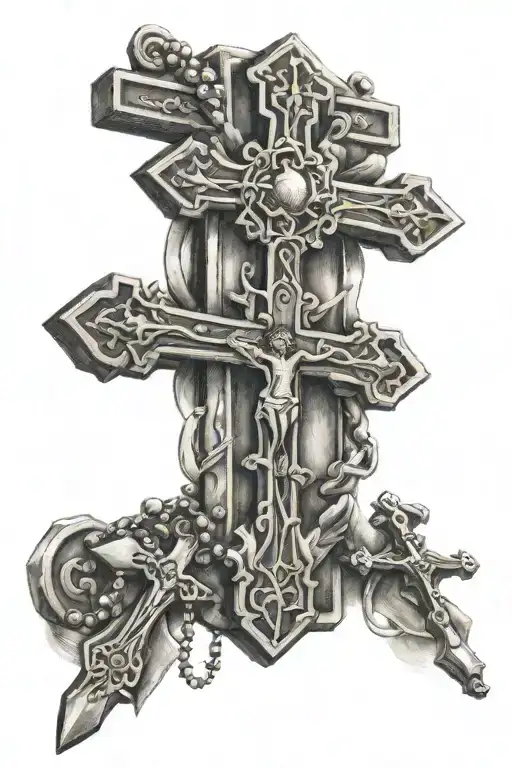Cross And Rosary