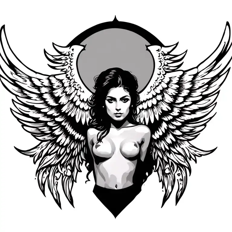 Tribal Wings Spread Wide