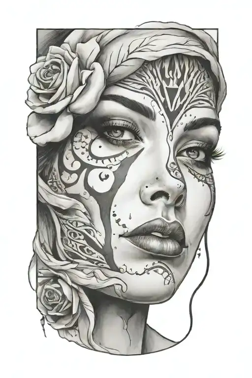 Sexy Woman Bleeding From Eyes