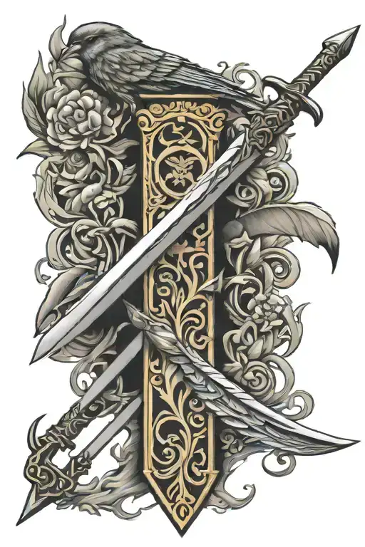 Sword With A Bird