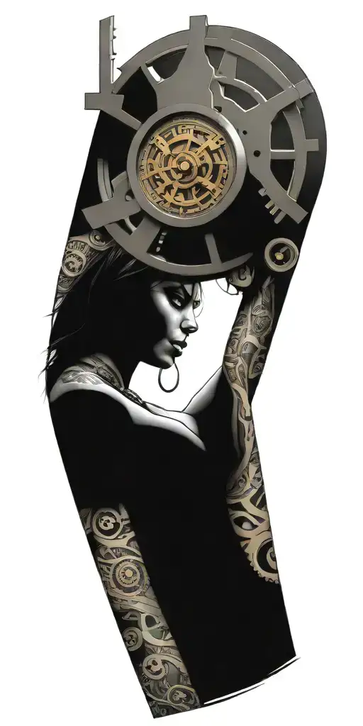 Clock Mechanism Intertwined