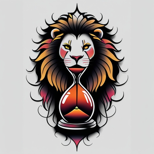 Lion Hourglass