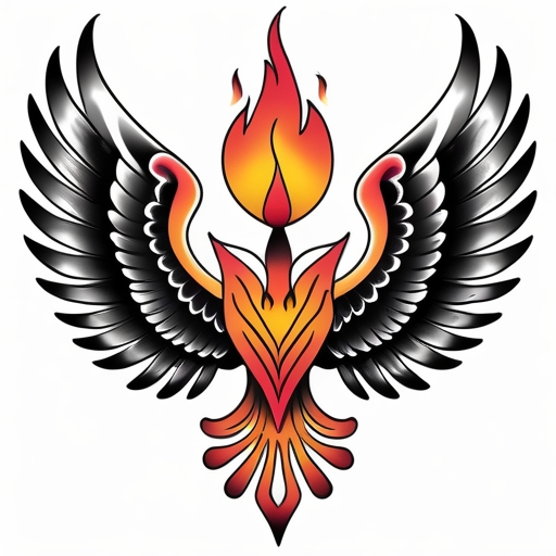 Sacred Wings of the Eternal Flame