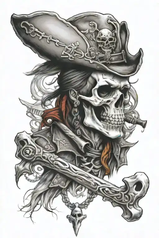 Skull And Bones Pirate Cowboy