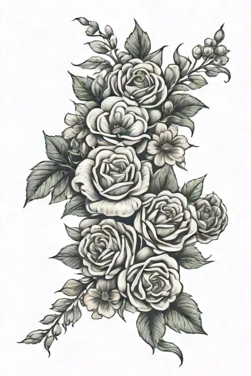 Birth Flower Bouquet