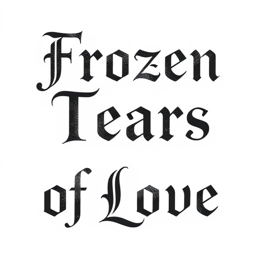 Frozen Tears of Love Tattoo idea