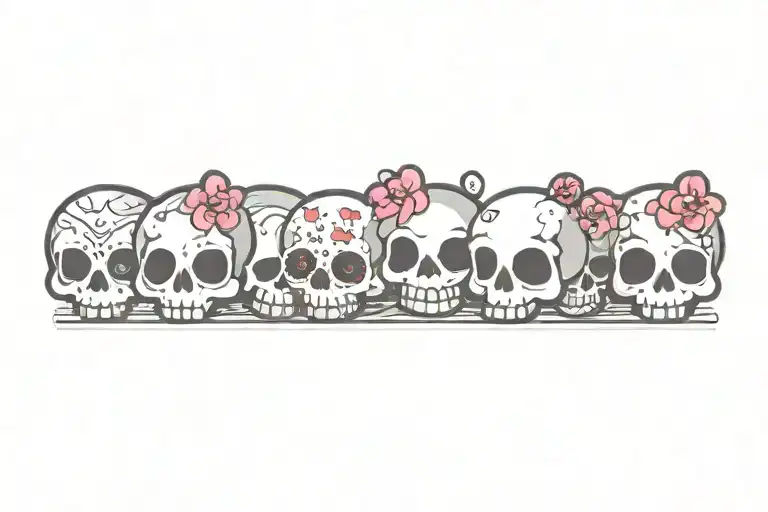 Kawaii Skulls