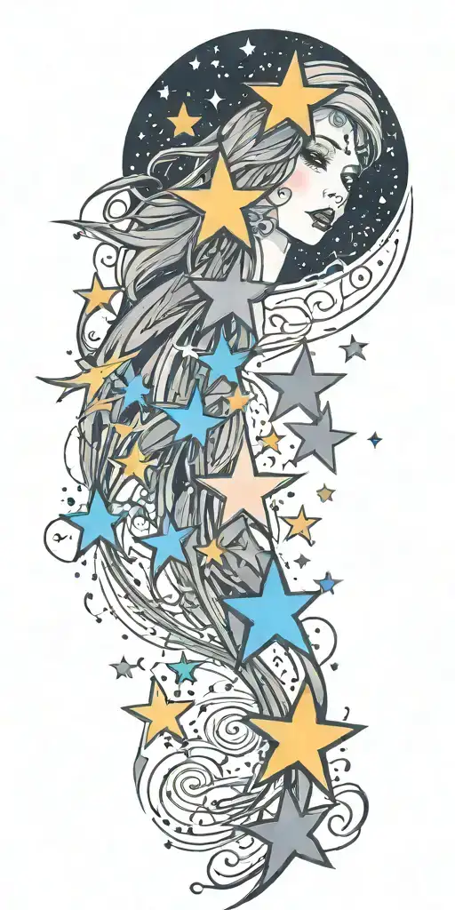 Slutty Sexy Shooting Stars Dripping Jiz