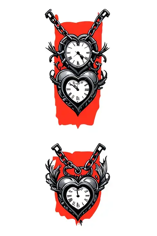 Heart Clock Chains