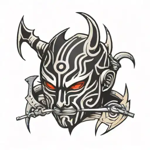 Anbu Mask Split In Half