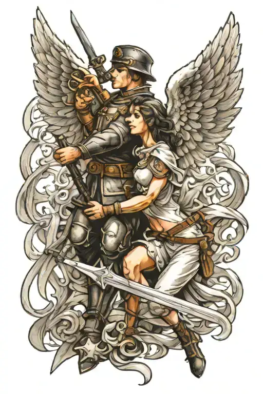 Angel And Soldier