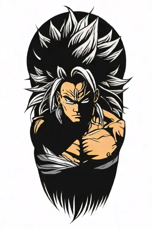 Super Saiyan With Indian Headress