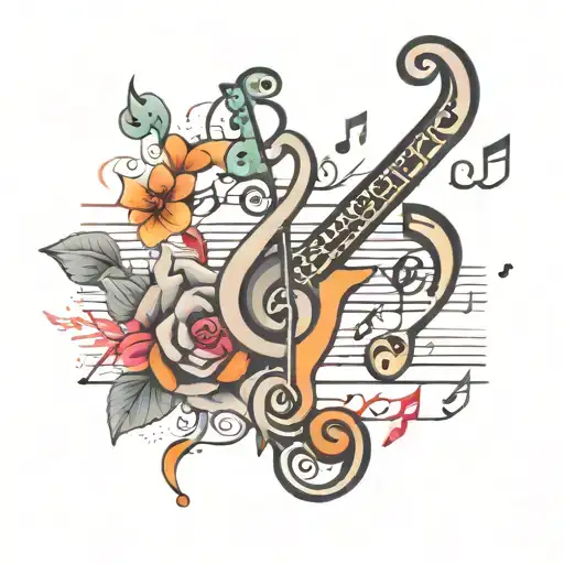 Best Friend And Music Notes