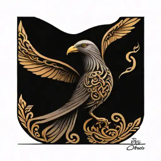Coverup Celtic Bird