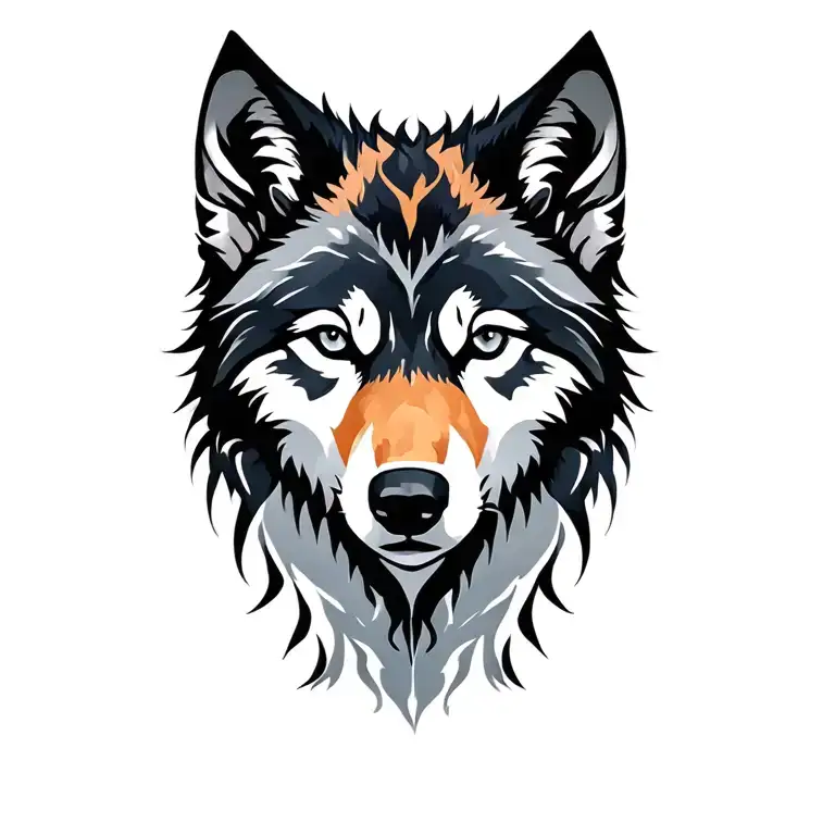 Shadow Wolf Silhouette