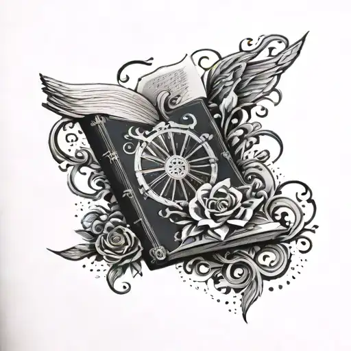 Book Surrounded By Bold