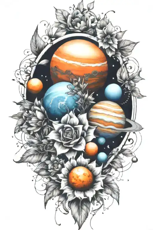 Planets Flowers Humble