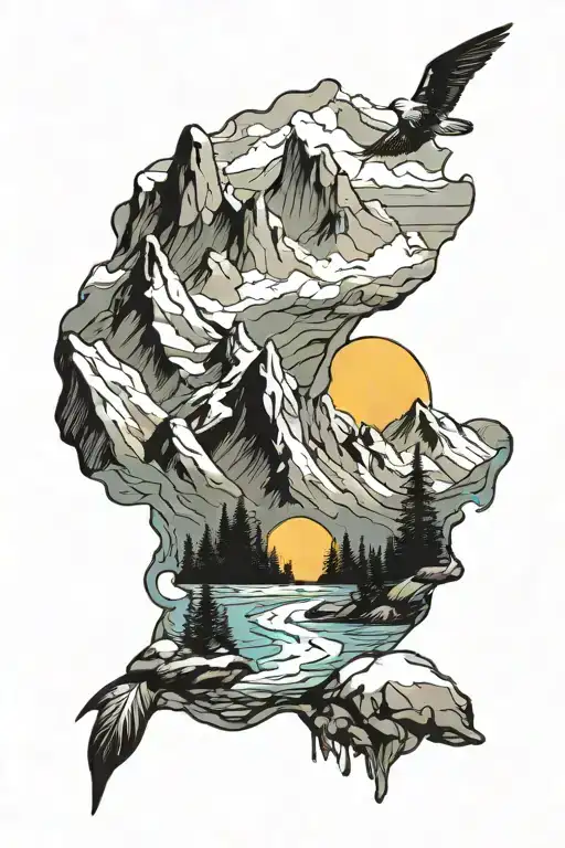 Colorado Mountain Scene