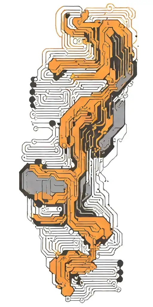 Computer Code Flowing