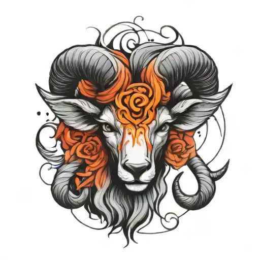 Dark Aries Zodiac Sign