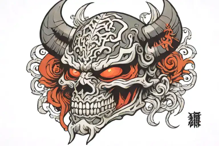 Oni Mask Skull