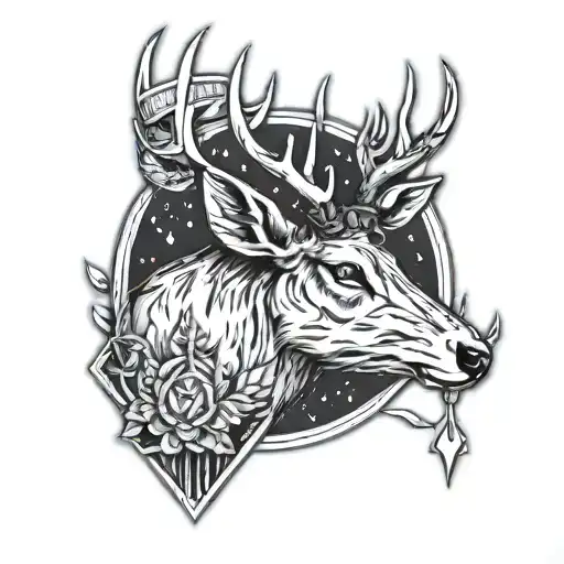Stag And Arrow