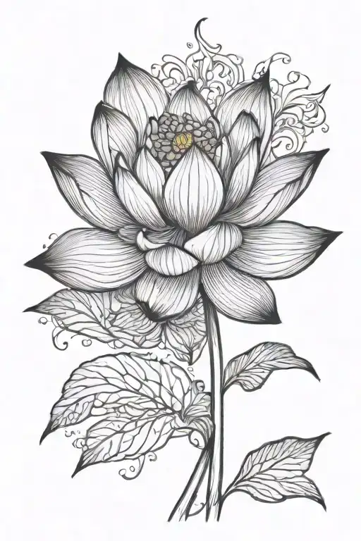 Lotus Flower Emerging