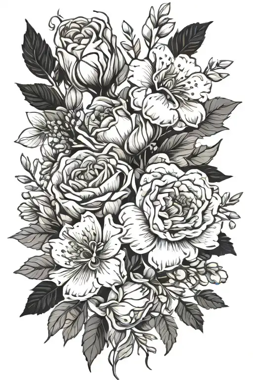 Birth Flower Bouquet