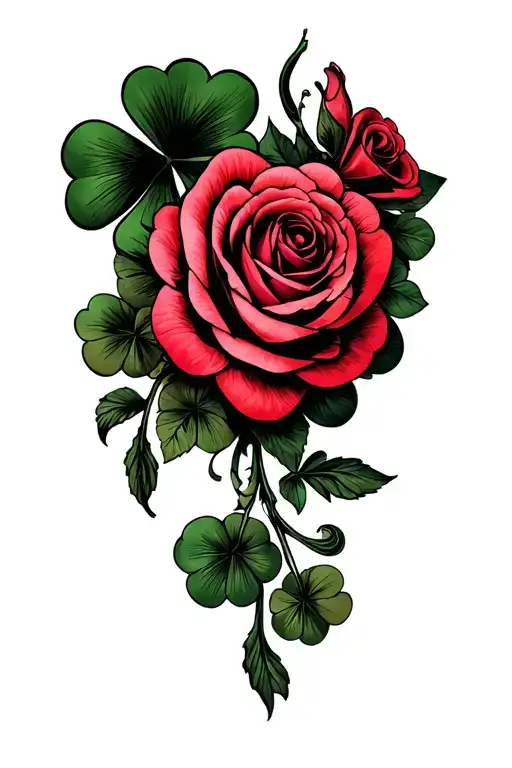Shamrock And Roses
