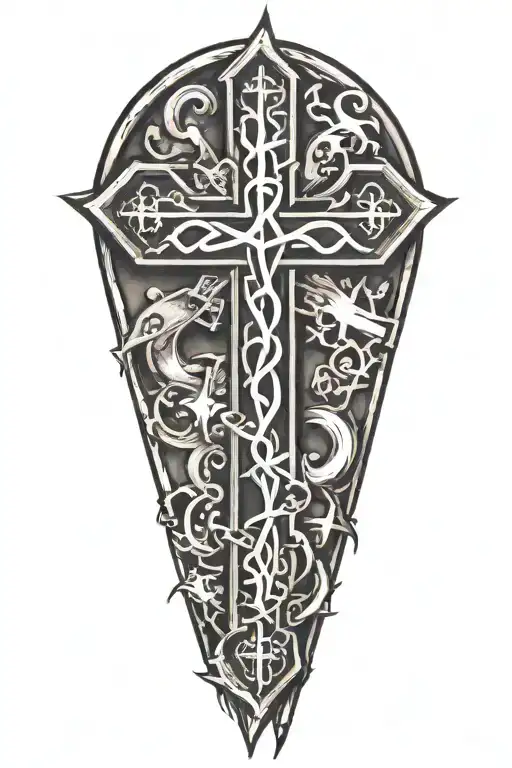 Star Of Life And Cross