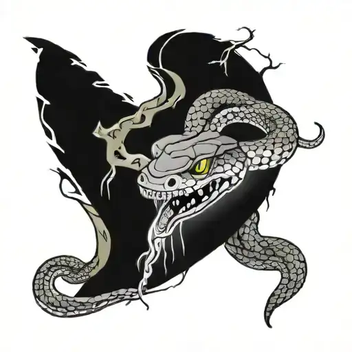 Snake Tattoo Design Cover A Scar