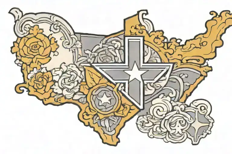 Texas State Outline
