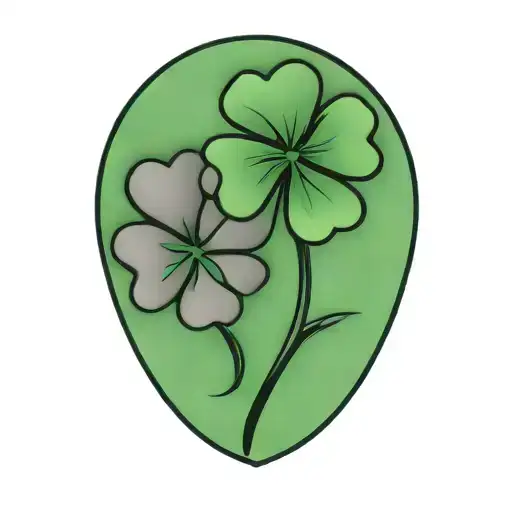 Four Leave Clover Tattoo Inspired