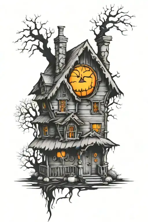 Spooky Cottage Engulfed