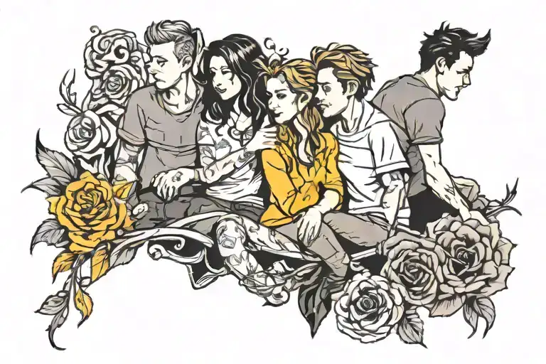 Friends Enjoying Each Other's Company