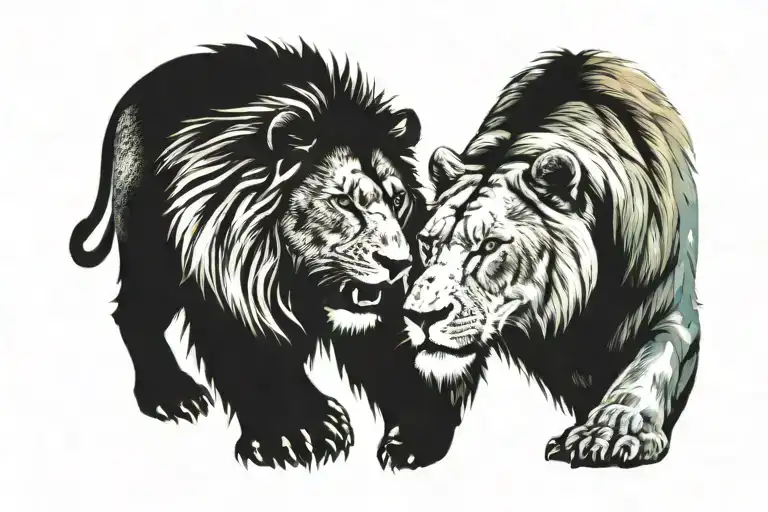 The Lion And The Bear Together