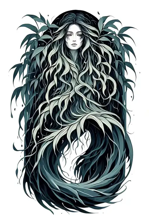 Weeping Willow Flowing