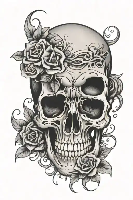 Skull Depression Alone