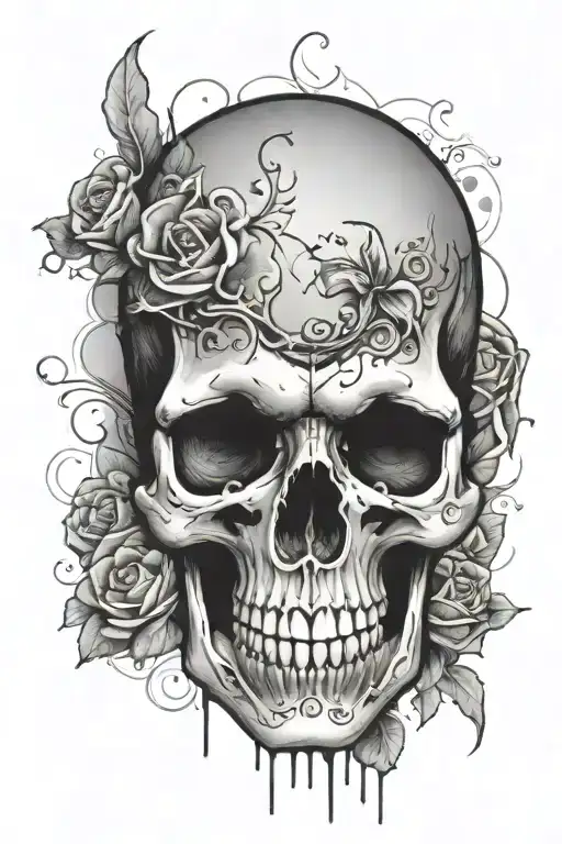 Skull Depression Alone