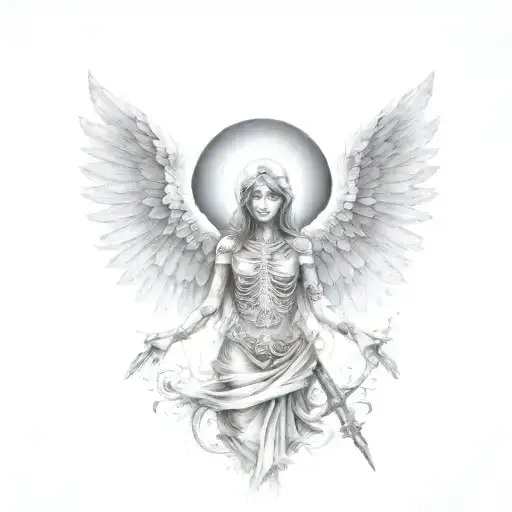 Angel Of Death Wide Wings Ancient