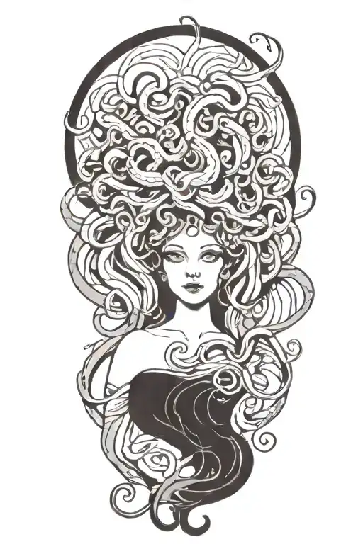 Gorgeous Medusa Head